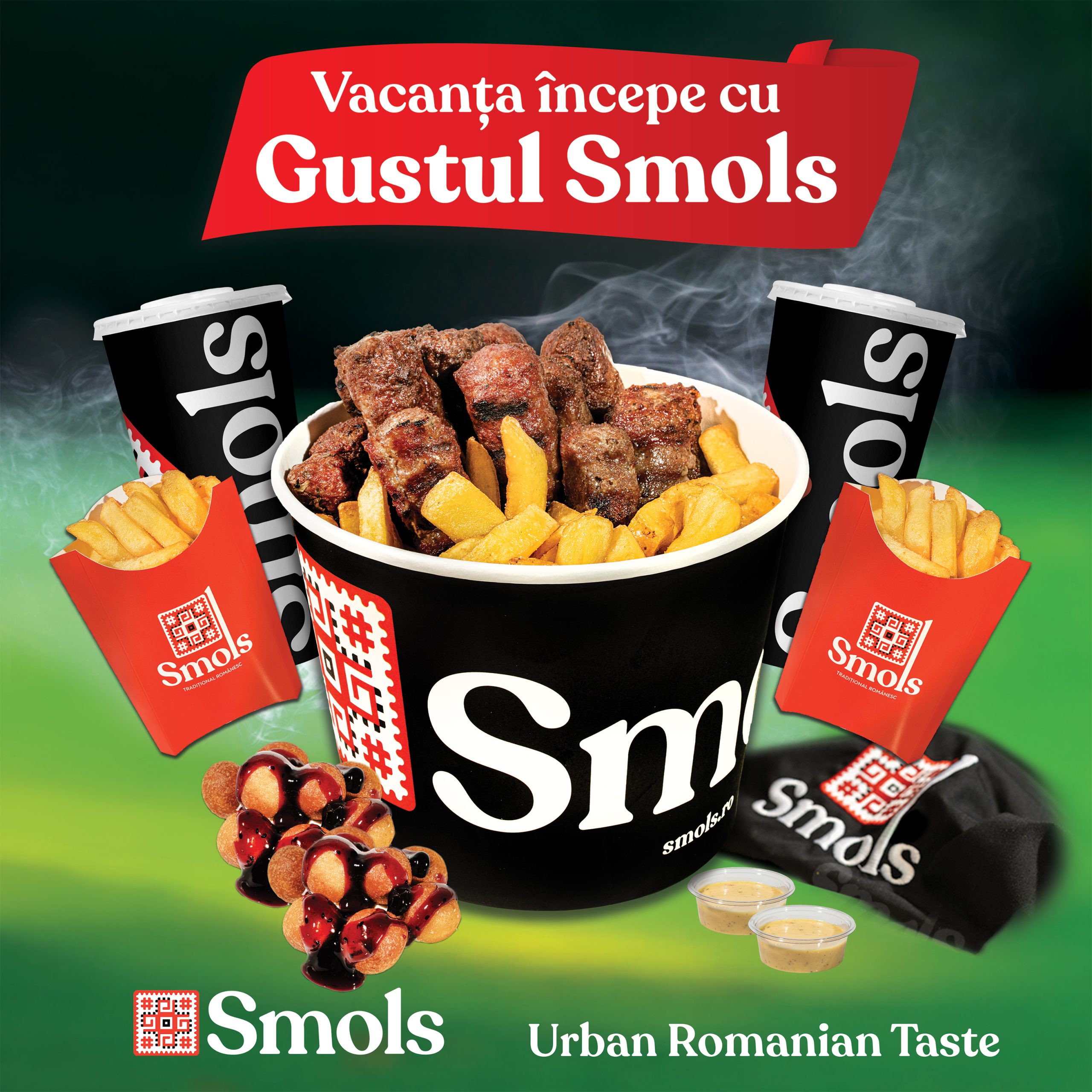 Vacanta incepe cu gustul Smols!